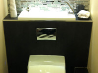 WC suspendu avec vasque lave-mains WiCi Bati - design 3 - Monsieur T (75) - 3 sur 4